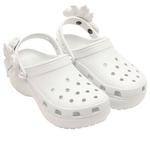 (WMNS) Crocs Classic Platform Bouquet Clog 'Moonlight' - фото 3