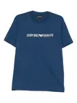 Футболка с логотипом EMPORIO ARMANI, синий - фото