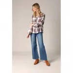 Рубашка с длинным рукавом Deeluxe Izelia, коричневый - фото 4