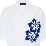 Dsquared 2 Рубашка DSQUARED2 с цветочным декором - фото 4