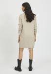 Трикотажное платье VILA вязанное, бежевый - фото 3