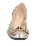Балетки Tod'S, платина - фото 4