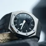 Часы Casio G-Shock Analog-Digital 2100 Series, арт. GA-2100-1A1, черный/серебристый/черный - фото 4