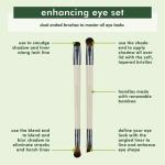 Набор кистей Duo для улучшения состояния глаз, Ecotools - фото 3