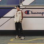 X POP MART Куртка Unisex Champion, Бежевый Пэчворк - фото 11