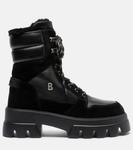 Сапоги-мартинги Sapporo из замши и кожи Bogner, Black - фото 4