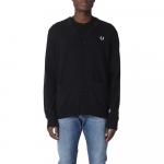 FRED PERRY Трикотажный свитер мужской черный - фото 4