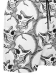 Плавки-шорты с принтом Skull Philipp Plein, белый - фото 2