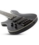 Басс гитара Schecter SLS ELITE-5 Evil Twin Left Hand Electric Bass in Satin Black - фото 3