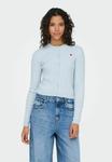 Кардиган ONLY ONLKATIA CABLE , Cashmere Blue/Mottled Light Blue - фото