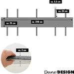 Подушка на стул Dunedesign серый, 25/2/220 см - фото 3