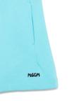 Детские хлопковые спортивные шорты MSGM MSGM Kids, синий - фото 3