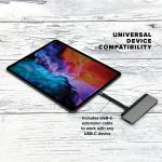 Док-станция HYPER HyperDrive DUO 7-in-2 USB Type-C Hub for Select HD28C-GRAY - фото 4