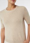Футболка comma Basic T-shirt, Sandfarben/Mottled Beige - фото 3