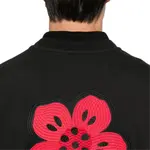 Свитшот с вышитым логотипом KENZO, черный - фото 7
