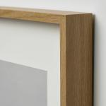 Рама под дуб, 25х25 см ,бежевый/коричневый, SANNAHED IKEA - фото 3