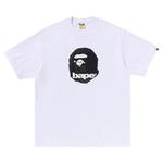 Футболка BAPE Ape Head Relaxed Fit Tee, White - фото