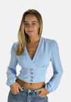 Блуза Elara Blouse, Blau/Blue - фото 4