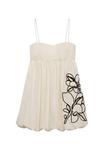 Платье Mango Day dress, Off-White - фото 5