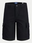 Шорты из ткани обычного кроя Cole 12268381 Jack&Jones Junior, черный - фото
