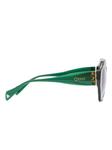 Солнцезащитные очки в восьмиугольной оправе Genny, зеленый - фото 3