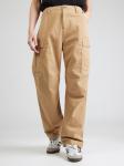 Свободные брюки-карго GAP, бежевый - фото 3