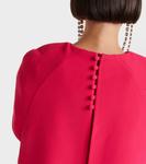 Платье с накидкой из гинкго Safiyaa, Raspberry - фото 6