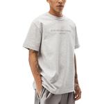 Футболка с коротким рукавом и эффектом блеска Alexander Wang, серый - фото 6