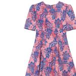 Фланелевое мини-платье с расклешенным подолом VERSACE JEANS COUTURE, мультиколор - фото 6