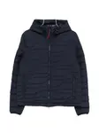 Куртка с капюшоном на молнии Moncler, синий - фото