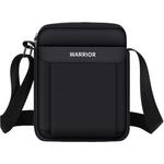 Воин Оксфорд Кроссбоди Сумка Мужская Черная, Черный Стиль 2[Широкая] - фото