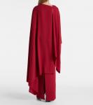 Платье Деметрия с накидкой из крепа Roksanda, Amaranthus - фото 3