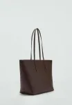 Сумка-Шоппер с двумя ручками Mango, Dark Brown - фото 2