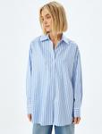 Блуза Koton, светло-синий - фото