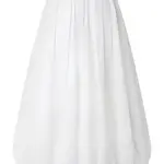 Юбка миди с баллонным силуэтом PINKO, белый - фото 6