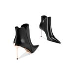 Ботильоны женские Shesrim на каблуке 8,5 см, экрю - фото 4