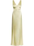 Philosophy Di Lorenzo Serafini атласное платье макси, желтый - фото