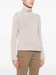 Свитер с высоким воротником Intrecci, нейтральный - фото 3