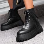 Женские ботильоны Roimaash на платформе, 159 Pu-Black - фото 5