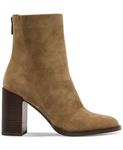 Ботильоны на блочном каблуке Obsession Steve Madden, Taupe Suede - фото 2