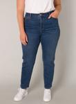 Узкие джинсы BASE LEVEL CURVY, Blue Denim - фото