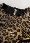 Платье Next TALL- LONG SLEEVE, Gold Leopard Print/Brown - фото 2