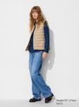 Компактный жилет Puffertech Uniqlo, 32 бежевый - фото 4