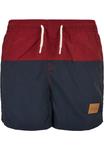 Шорты Urban Classics, цвет navy burgundy - фото