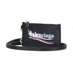 Бренд Balenciaga Кардхолдер с логотипом на молнии - фото 2