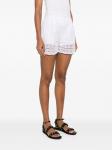 Шорты с английской вышивкой Ermanno Scervino, белый - фото 3