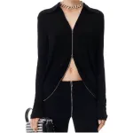 Топ zip Alexander Wang, черный - фото 4