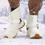 Зимние ботинки Jeep стеганые с ремешком на липучке, белый - фото 18