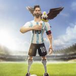 Фигурка Pampas Eagle Argentina National Team Messi масштабная 34,3 см AcePlayer - фото 5