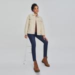 Lee Пуховик Xline женский бежевый, Beige - фото 6